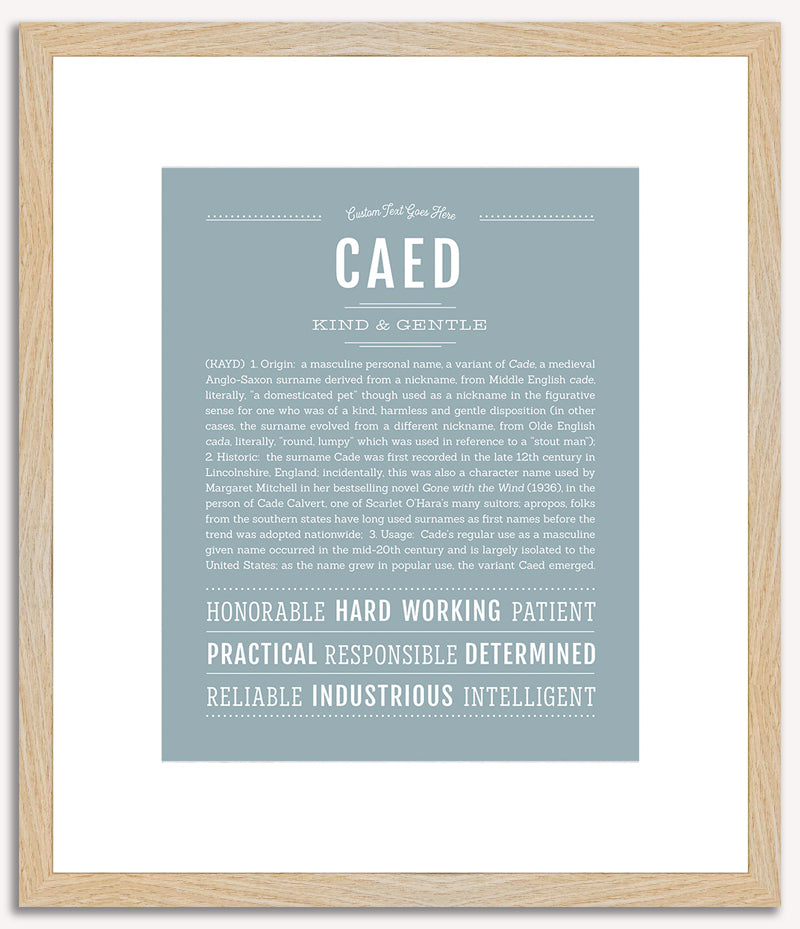 Caed | Name Art Print