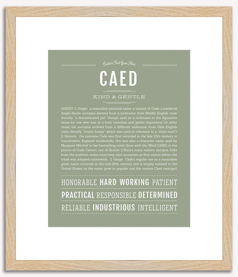 Caed | Name Art Print