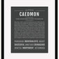 Frame Options | Charcoal Gray | Black Frame, Matted