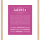 Frame Options | Dark Pink | Maple Frame, Matted