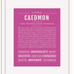 Frame Options | Dark Pink | White Frame, Matted