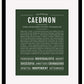 Frame Options | Deep Forest | Black Frame, Matted