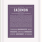 Frame Options | Deep Purple | White Frame, Matted