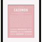 Frame Options | Dusty Rose | Black Frame, Matted