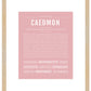 Frame Options | Dusty Rose | Maple Frame, Matted