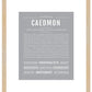 Frame Options | Light Gray | Maple Frame, Matted