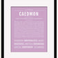 Frame Options | Lilac | Black Frame, Matted