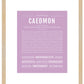 Frame Options | Lilac | Maple Frame, Matted