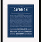 Frame Options | Midnight Blue | Black Frame, Matted