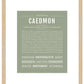 Frame Options | Sage | Maple Frame, Matted