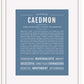 Frame Options | Steele Blue | White Frame, Matted
