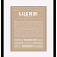 Frame Options | Tan | Black Frame, Matted