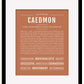 Frame Options | Terra Cotta | Black Frame, Matted