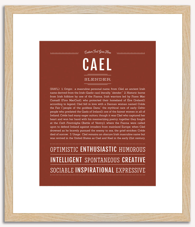 Cael | Name Art Print