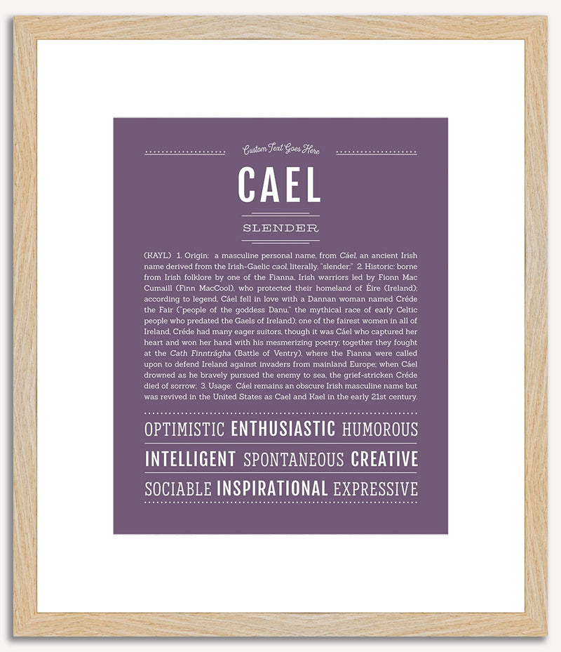 Cael | Name Art Print