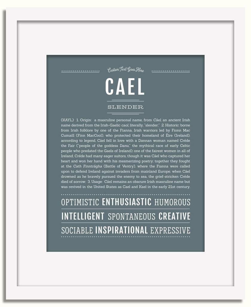 Cael | Name Art Print - Personalized Custom Gifts – Name Stories