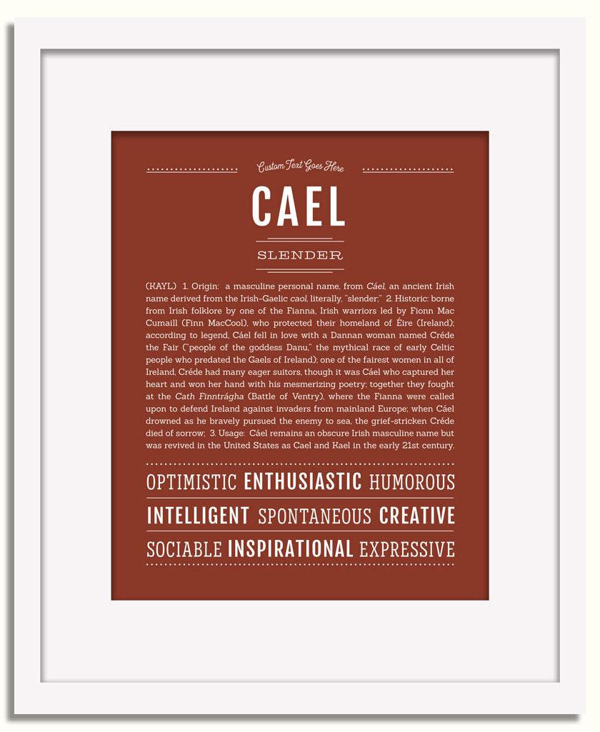 Cael | Name Art Print - Personalized Custom Gifts – Name Stories