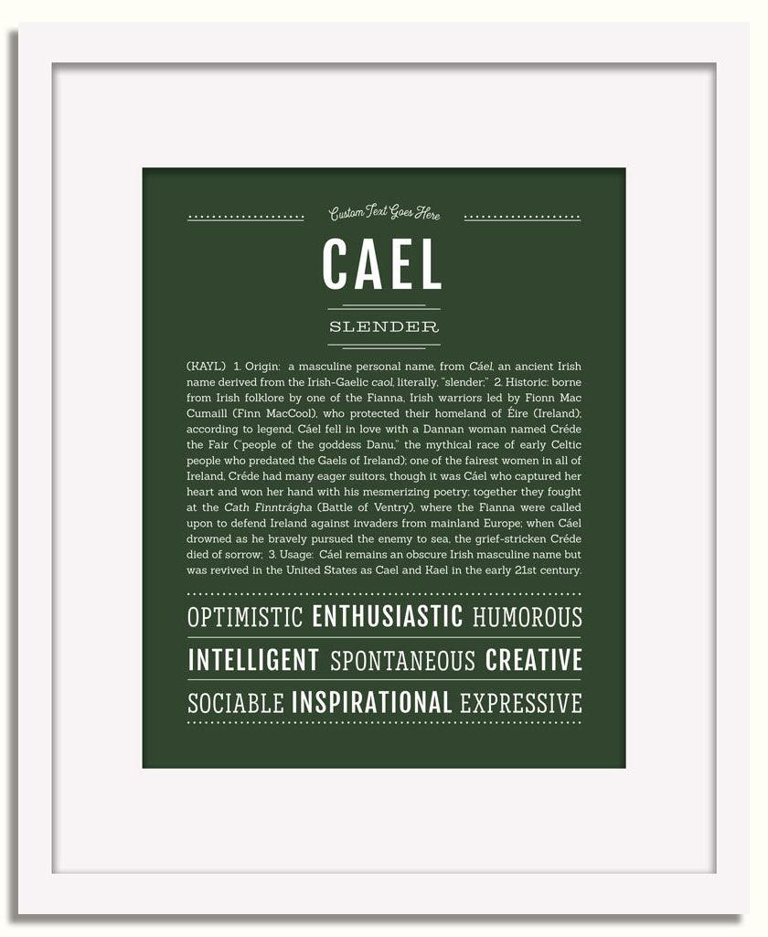 Cael | Name Art Print - Personalized Custom Gifts – Name Stories