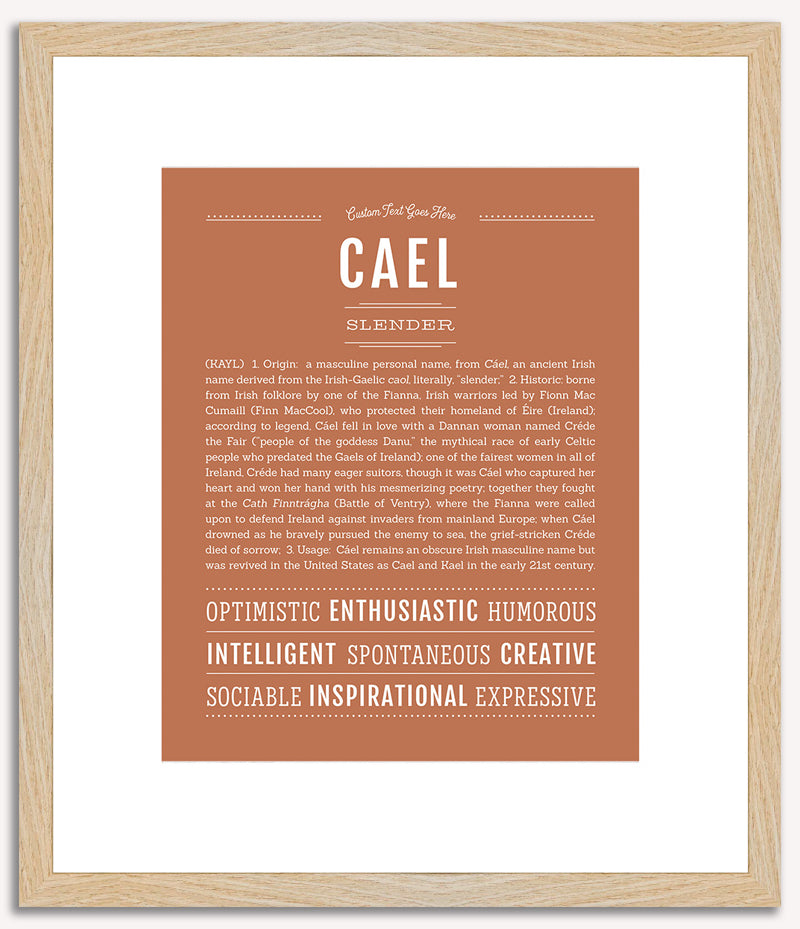 Cael | Name Art Print