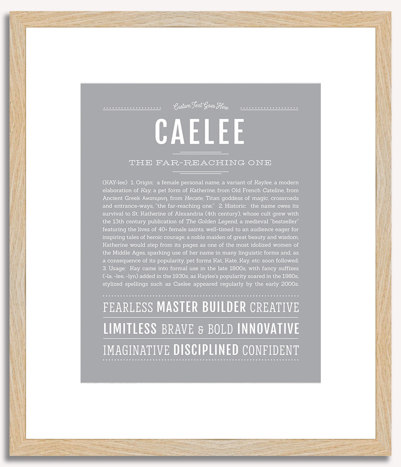 Caelee | Name Art Print