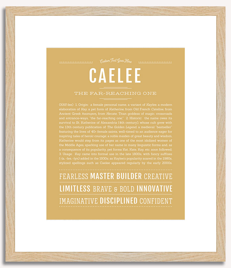 Caelee | Name Art Print