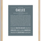 Caelee | Name Art Print