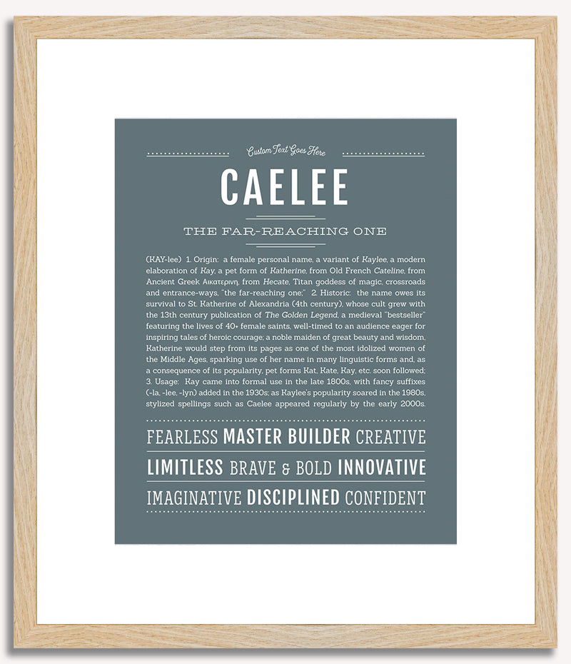 Caelee | Name Art Print