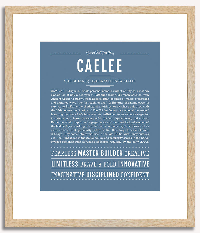 Caelee | Name Art Print