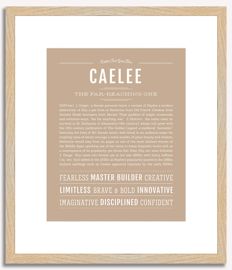 Caelee | Name Art Print