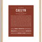 Caelyn | Name Art Print