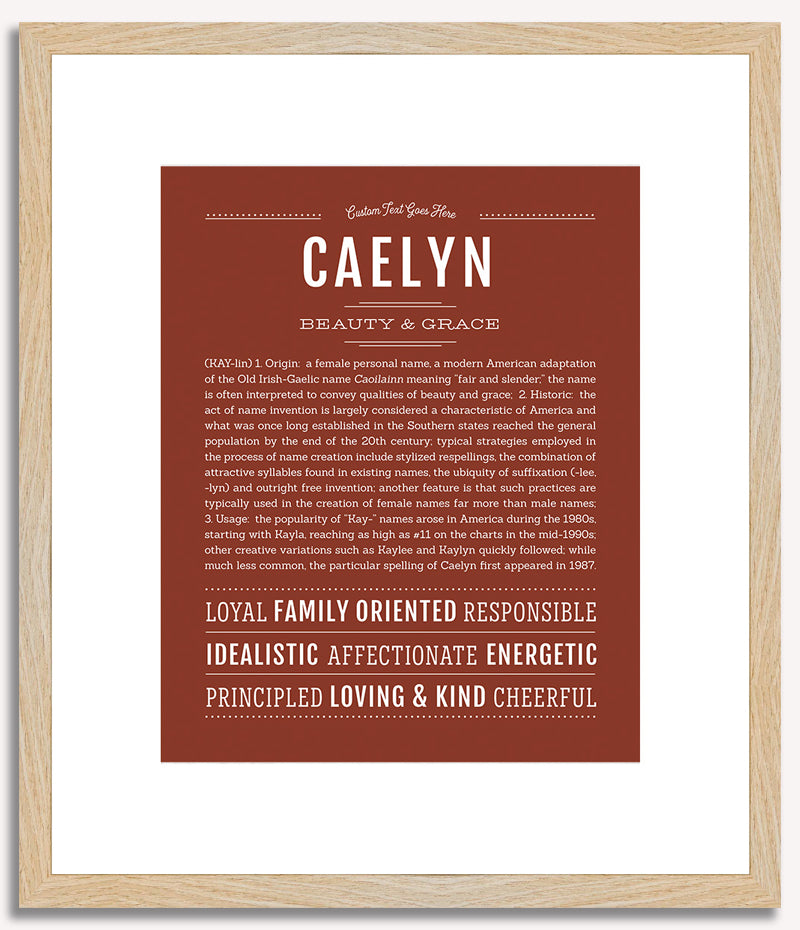 Caelyn | Name Art Print