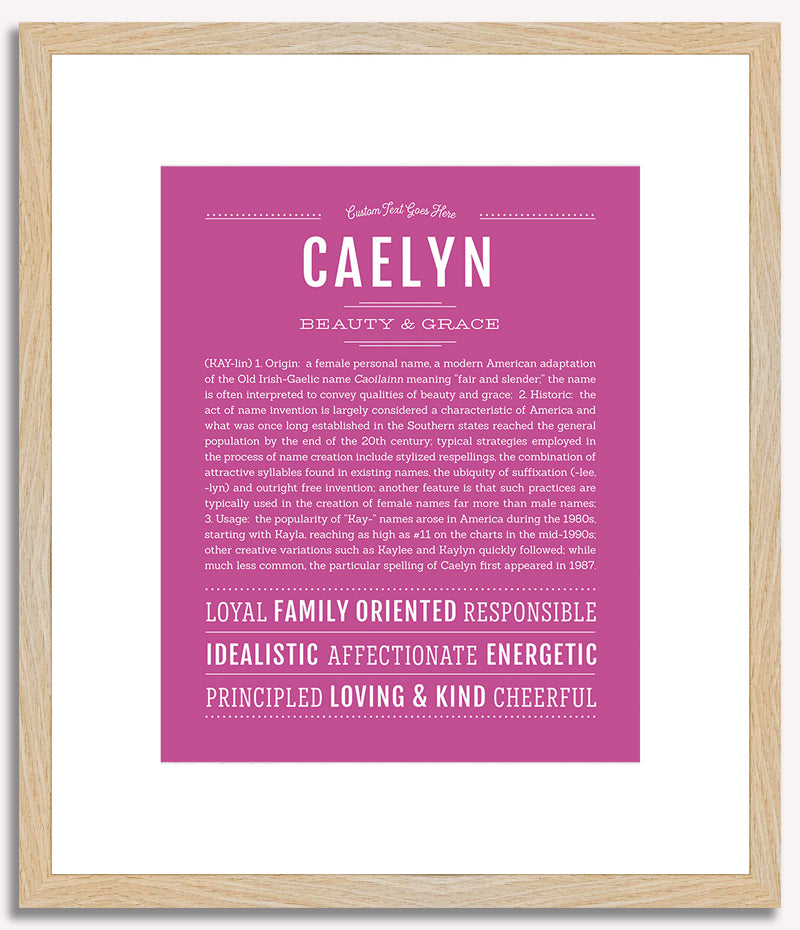 Caelyn | Name Art Print