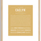 Caelyn | Name Art Print