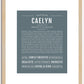 Caelyn | Name Art Print