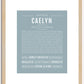 Caelyn | Name Art Print