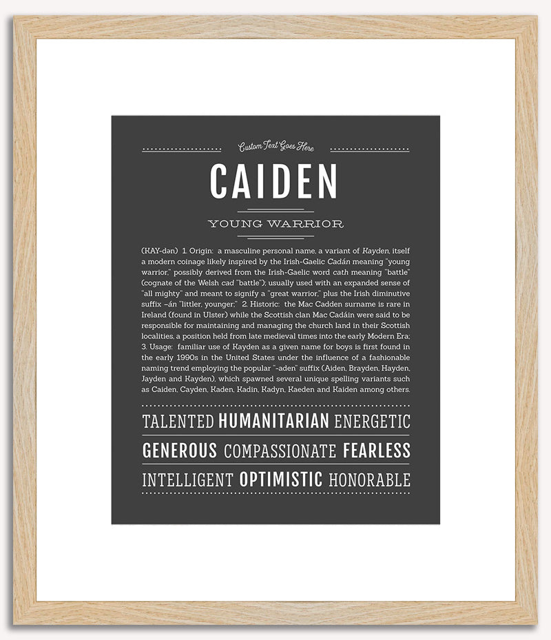 Caiden | Name Art Print