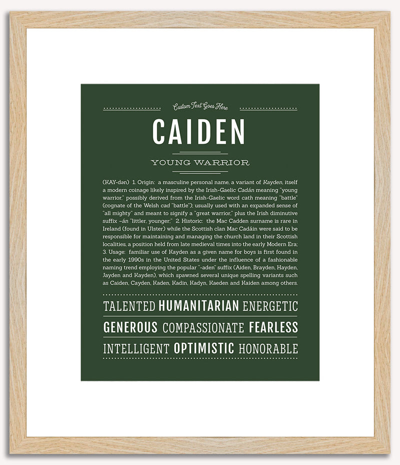 Caiden | Name Art Print