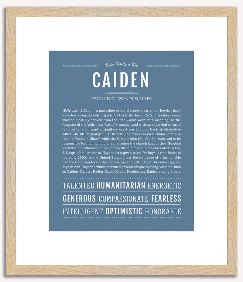 Caiden | Name Art Print