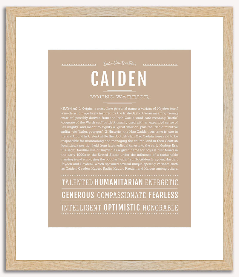 Caiden | Name Art Print