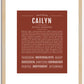 Cailyn | Name Art Print