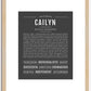 Cailyn | Name Art Print