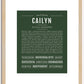 Cailyn | Name Art Print