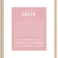 Cailyn | Name Art Print