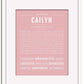 Frame Options | Dusty Rose | White Frame, Matted