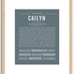 Cailyn | Name Art Print