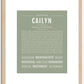 Cailyn | Name Art Print