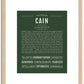 Cain | Name Art Print