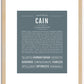 Cain | Name Art Print