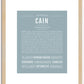 Cain | Name Art Print