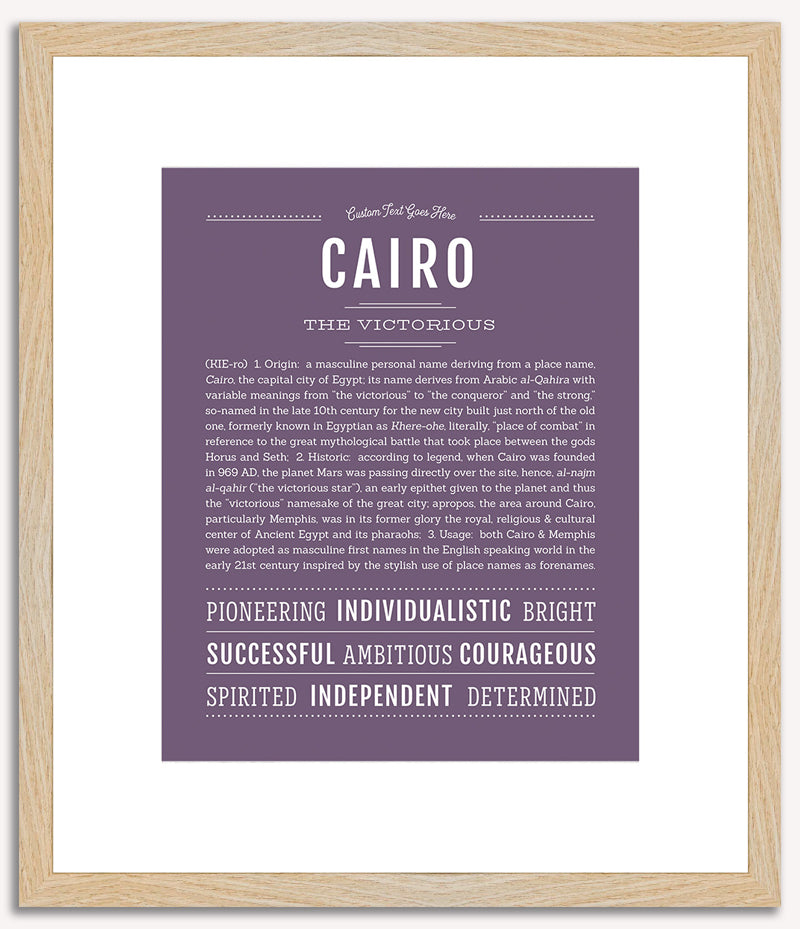 Cairo | Name Art Print